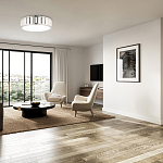 Потолочный светильник с гофрированным абажуром цвета графит Millennium варинант исполнения - 3 | Loft Concept в Ульяновске