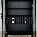 Дизайнерский шкаф витрина Elsa Dreams Black с 4-мя ящиками варинант исполнения - 6 | Loft Concept в Ульяновске