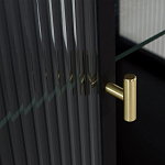 Сервант двухдверный с рифленым стеклом The Keeper варинант исполнения - 4 | Loft Concept в Ульяновске