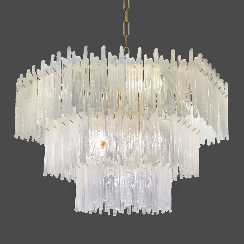 Люстра Snow Queen Chandelier Золотой Белый в Ульяновске | Loft Concept 