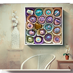 Панно "Конфетное ассорти" Bright Candy Assortment варинант исполнения - 4 | Loft Concept в Ульяновске