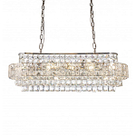 Люстра овальной формы хрустальная в неоклассическом стиле Majesty варинант исполнения - 6 | Loft Concept в Ульяновске