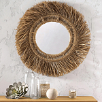 Зеркало из ротанга и сизаля WICKER MIRROR 100 варинант исполнения - 3 | Loft Concept в Ульяновске