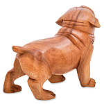 Статуэтка деревянная в виде собаки Balinese Dog варинант исполнения - 2 | Loft Concept в Ульяновске