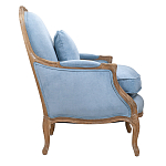 Кресло Ava Classical Armchair light blue velour варинант исполнения - 2 | Loft Concept в Ульяновске