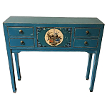 Консоль в китайском стиле с 4-мя ящиками Chinese Elm Console Table варинант исполнения - 1 | Loft Concept в Ульяновске