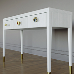 Дизайнерский Письменный стол Elsa Dreams White с тремя ящиками варинант исполнения - 2 | Loft Concept в Ульяновске