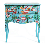 Комод с росписью Розовый фламинго L.XV CHEST OF DRAWERS Flowers with Flamingo варинант исполнения - 2 | Loft Concept в Ульяновске