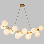 Люстра подвесная с белыми лампами в форме шара Felicitat варинант исполнения - 4 | Loft Concept в Ульяновске