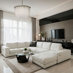 Люстра круглая с прозрачными стеклянными трубками Nembus варинант исполнения - 12 | Loft Concept в Ульяновске