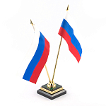 Флагшток из малахита и бронзы с позолотой Stone Flagpole варинант исполнения - 2 | Loft Concept в Ульяновске