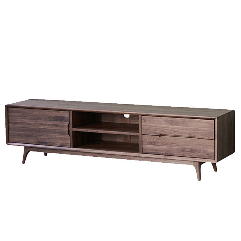 Тумба под телевизориз массива дерева Walnut TV Stand Орех Тумба под телевизориз массива дерева Walnut TV Stand Орех в Ульяновске | Loft Concept
