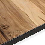 Стол обеденный раздвижной с прямоугольной столешницей на четырех черных ножках Blair варинант исполнения - 7 | Loft Concept в Ульяновске