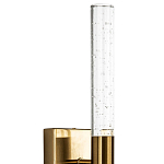 Бра со стеклянным плафоном латунь Gileberte Glass Tube Wall Lamp Brass варинант исполнения - 3 | Loft Concept в Ульяновске