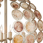 Люстра в форме шара с декором из круглых декоративных элементов Bright Shell Discs варинант исполнения - 1 | Loft Concept в Ульяновске