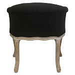 Кресло низкое в стиле прованс Louis French Armchair black flax варинант исполнения - 2 | Loft Concept в Ульяновске