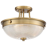 Потолочный светильник со стеклянным плафоном в виде купола Quoizel варинант исполнения - 13 | Loft Concept в Ульяновске