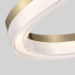 Люстра подвесная круглая светодиодная с золотым каркасом Ring Horizontal варинант исполнения - 2 | Loft Concept в Ульяновске