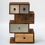 Тумба необычной формы с выдвижными ящиками Shift варинант исполнения - 2 | Loft Concept в Ульяновске