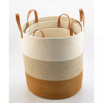 Корзина для хранения с ручками Interlacement Stripes М варинант исполнения - 1 | Loft Concept в Ульяновске