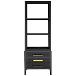 Этажерка Primo с ящиками шпон Черный дуб варинант исполнения - 1 | Loft Concept в Ульяновске