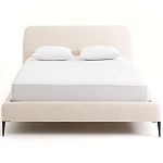 Кровать с обивкой букле Wanda Boucle Bed варинант исполнения - 2 | Loft Concept в Ульяновске