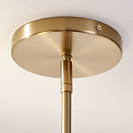 Люстра круглая с 2-мя металлическими абажурами Andromeda варинант исполнения - 5 | Loft Concept в Ульяновске