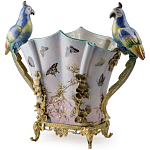 Ваза фарфоровая с попугаями Ferra варинант исполнения - 4 | Loft Concept в Ульяновске