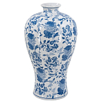 Ваза фарфоровая высокая с синими цветочными мотивами Independence варинант исполнения - 2 | Loft Concept в Ульяновске