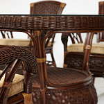 Комплект обеденный из ротанга Eloise grand варинант исполнения - 13 | Loft Concept в Ульяновске