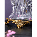 Ваза прозрачная с бронзовыми ручками в виде ангелов Eden Garden варинант исполнения - 5 | Loft Concept в Ульяновске