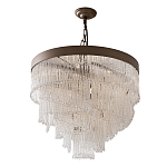 Люстра со стеклянными подвесками в виде круглых бусин Waterfall of Light варинант исполнения - 1 | Loft Concept в Ульяновске