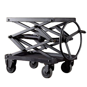 Industrial Scissor Lift Table Iron Restoration Hardware