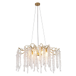 Люстра c подвесками из прозрачного хрусталя Диаметр 85 см FAIRYTREE Light варинант исполнения - 1 | Loft Concept в Ульяновске