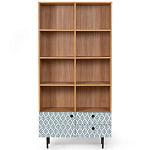 Широкий стеллаж с принтом Elise Rack варинант исполнения - 14 | Loft Concept в Ульяновске