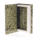 Шкатулка в виде книги из натурального камня змеевик Stone Casket варинант исполнения - 3 | Loft Concept в Ульяновске