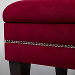 Мягкая банкетка с зоной для хранения Casket Red варинант исполнения - 4 | Loft Concept в Ульяновске