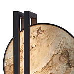 Бра из двух каменных дисков в металлической раме Constellation варинант исполнения - 2 | Loft Concept в Ульяновске