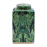 Ваза с малахитовым узором MALACHITE варинант исполнения - 1 | Loft Concept в Ульяновске