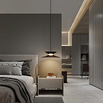 Подвесной светильник черного цвета из металла Obsidian Touch варинант исполнения - 5 | Loft Concept в Ульяновске