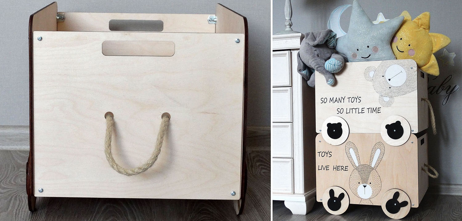 Ящик Wooden Box Bear Ящик Wooden Box Bear - Loft-Concept в Ульяновске