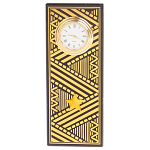 Часы подарочные настольные в виде погона Генерала из натурального камня Змеевик Gold Military Clock варинант исполнения - 4 | Loft Concept в Ульяновске