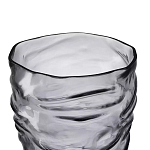 Ваза стеклянная фактурная Crumpled Vase 25,3 см варинант исполнения - 2 | Loft Concept в Ульяновске
