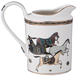 Чайный сервиз из фарфора с изображением лошадей на 6 персон 15 предметов Porcelain Horse Set  варинант исполнения - 5 | Loft Concept в Ульяновске