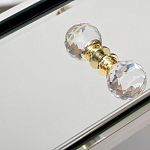 Тумбочка зеркальная с ящиком Mirror Chrome Cabinet варинант исполнения - 4 | Loft Concept в Ульяновске