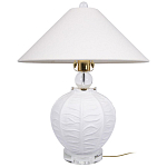 Настольная лампа керамическая с абажуром Valencia варинант исполнения - 1 | Loft Concept в Ульяновске