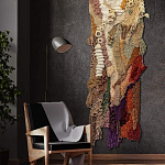 Тканый вручную абстрактный гобелен Коралловый риф Coral reef варинант исполнения - 1 | Loft Concept в Ульяновске