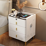 Умная прикроватная тумбочка c зарядкой для телефона Smart Furniture варинант исполнения - 1 | Loft Concept в Ульяновске