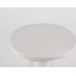 Дизайнерский журнальный стол белый на 3-х ножках в виде ступней African table варинант исполнения - 2 | Loft Concept в Ульяновске