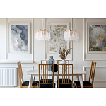 Люстра с подвесными рифлеными стеклянными трубками Nembus варинант исполнения - 23 | Loft Concept в Ульяновске